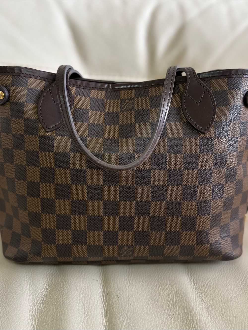 Louis Vuitton Neverfull Damier Ebene PM Tote Bag